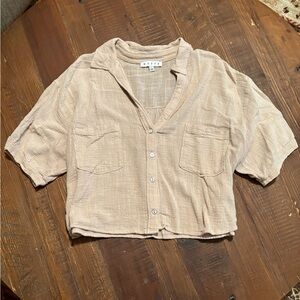 HYFVE Beige Textured Shirt